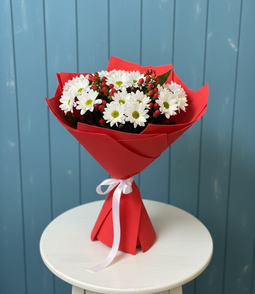 Букет цветов из: Хризантемы в Камешково