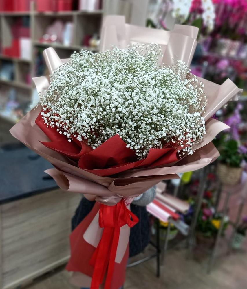 Букет Белые хлопья в Камешково Букет цветов из: Гипсофила в Камешково