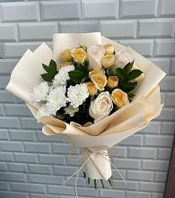 Букет цветов из:  Розы и Хризантемы в Камешково