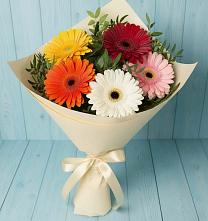 Букет цветов из:  Герберы в Камешково