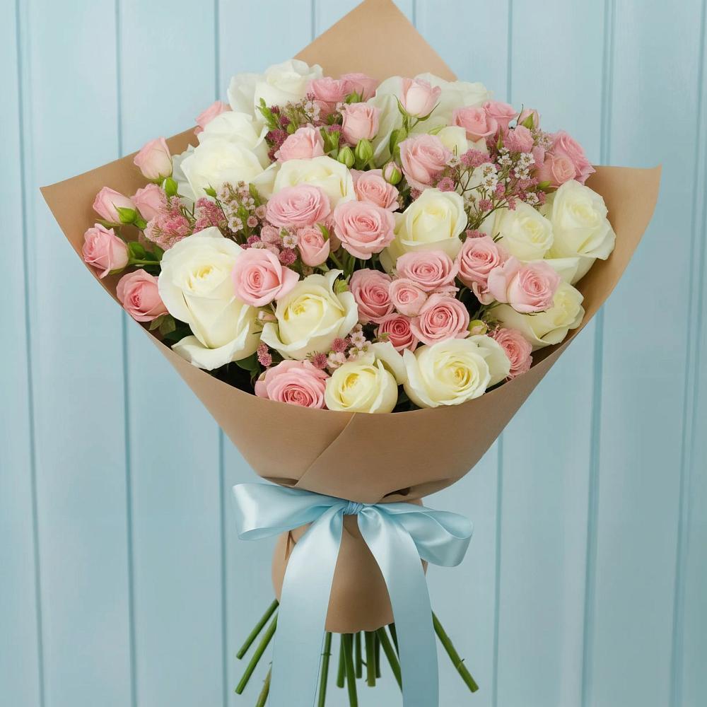 Букет цветов из: Розы в Камешково