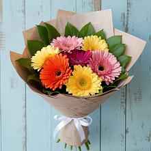 Букет цветов из:  Герберы #REPLACE_PRED# Камешково