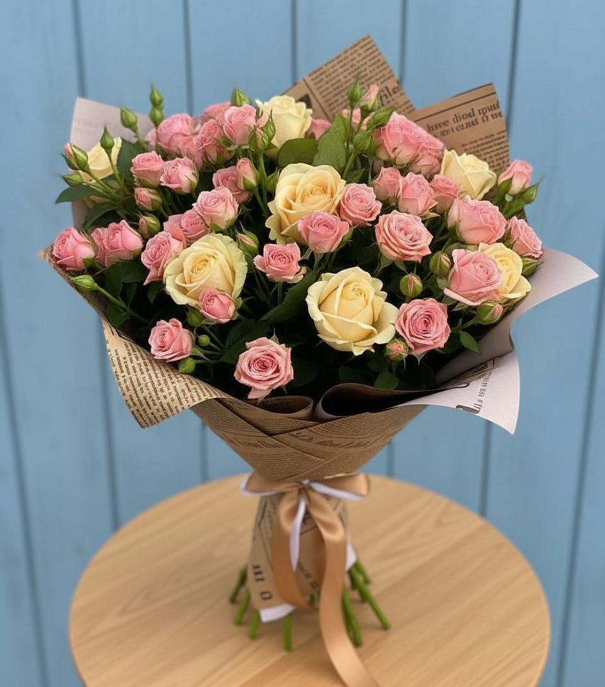 Букет цветов из: Розы в Камешково