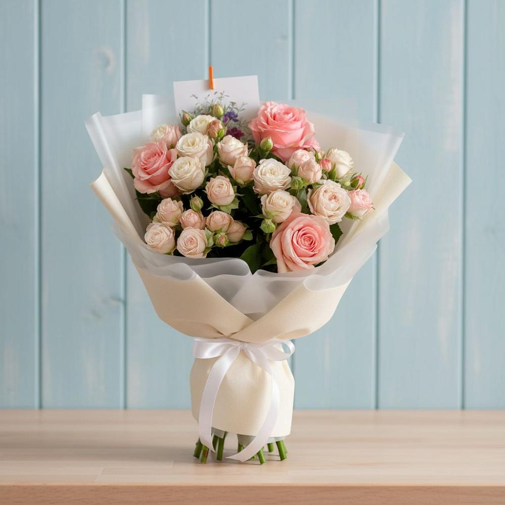 Букет цветов из: Розы в Камешково