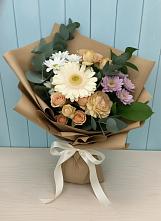 Букет цветов из:  Герберы и Хризантемы в Камешково