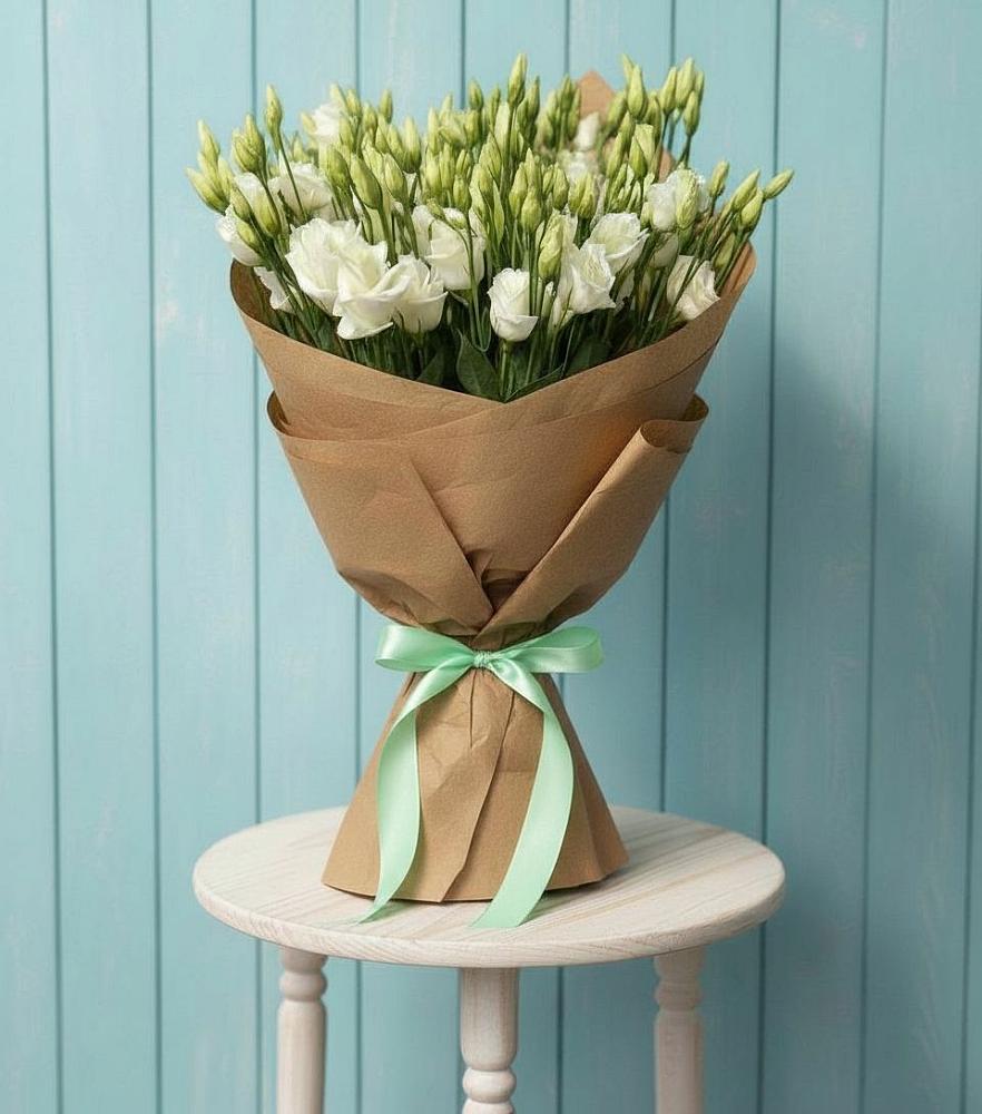 Букет цветов из: Лизиантусы в Камешково