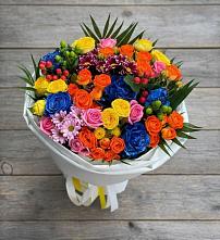 Букет цветов из:  Розы и Хризантемы в Камешково