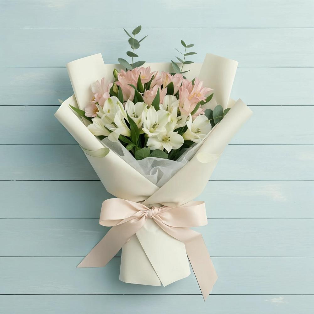 Букет цветов из: Альстромерии в Камешково