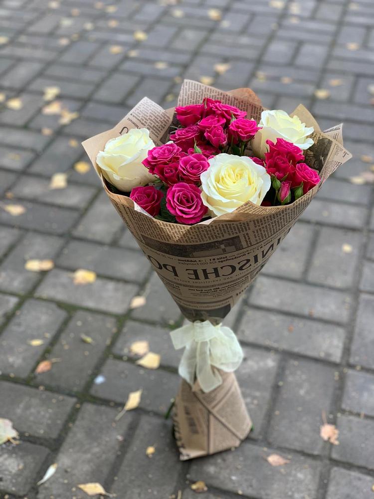 Букет цветов из: Розы в Камешково